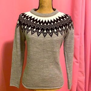 Gray & Black sweater